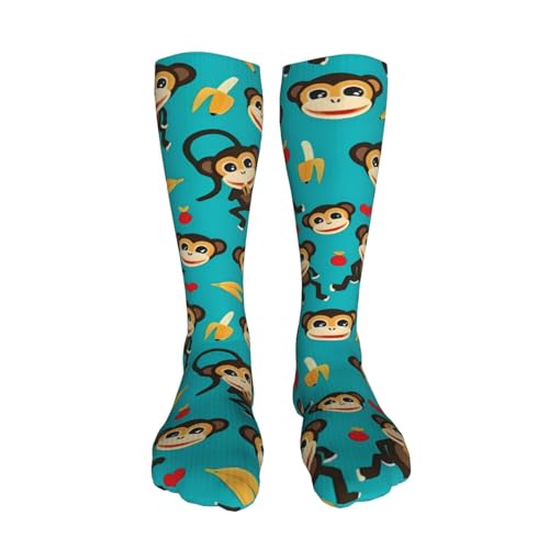 Kids Cozy Knee High Tube Compression Socks Funny Novelty Athletic Long Crew Socks for Child Girls Boys Youth 19.8in3