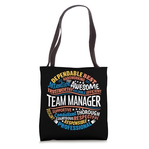 Bolsa tote divertida para regalo de semana de apreciación al gerente de equipo miniatura 1