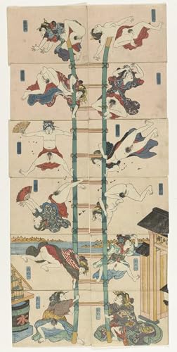 Koban Shunga Utagawa Kuniyoshi affiche de collection 60x90
