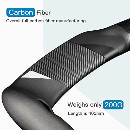 Alfa Pasca manubrio carbonio bici da corsa 1-1/4