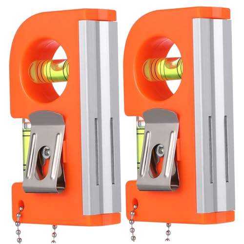 Mikikit Level Spirit Level Magnetic Mini Leveler Picture Hanging Tool Photo Frame Ruler Home Office Use