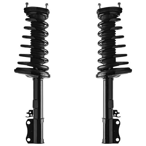 Image of Detroit Axle - 2 Rear Struts for 1997-2001 [2.2L] Camry, 1999-2003 Toyota Solara Complete 2 Struts w /Coil Springs Replacement Quick Install Ready Strut Shock Assembly