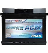 Autoaccu, 60 Ah, AGM, 12 V, start-stop-startaccu, autoaccu, startaccu.