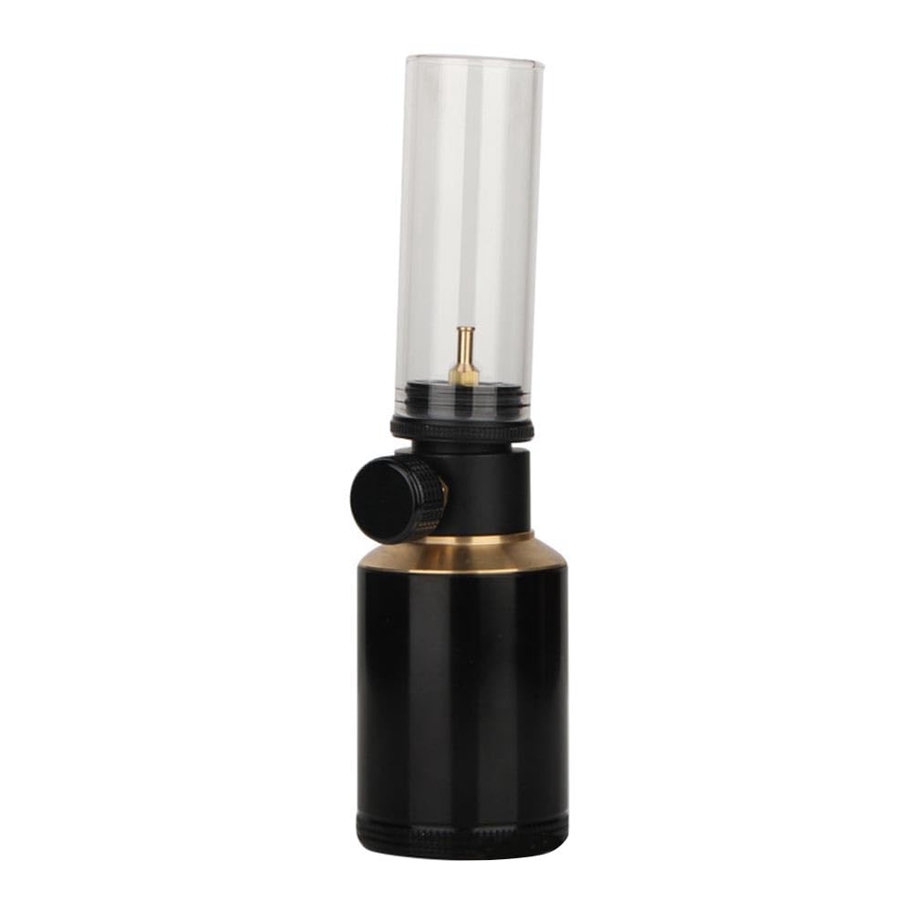 TsoLay Camping Gas Iamp Kerzenlampe mit leerer Dose, Atmosphäre, Gaslampe, Pferdelaterne, Outdoor, Gasbrenner, Zeltlampe, langlebig, einfach zu bedienen