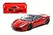 Bburago 16905R Ferrari 488 GTB Red Signature Series 1/18 Diecast Model Car