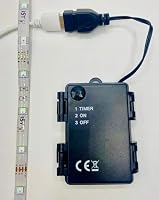 FADEDA – FADEDA Batteriebox f. 3X AA, ON/Off/Timer 6 Std. Betrieb/ 18