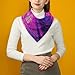 ducanll Purple Fashion Silk-Like Bandanas Unisex Abstract Cityscape Head Wrap Square Scarf Wristband for Bachelorette Party Dresses Wedding Party - 18