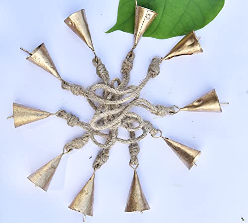 Pack-of-10-Small-Indian-Tin-Bells–Handcrafted-Christmas-Tree-Decorations-Jingle-Bells-for-Crafting-Rustic-Home-Decor-Vintage-Christmas-Ornaments-Witch-Bells-Farmhouse-Boho-Decor Pack of 10 Small Indian Tin Bells–Handcrafted Christmas Tree Decorations Jingle Bells for Crafting Rustic Home Decor Vintage Christmas Ornaments Witch Bells Farmhouse Boho Decor