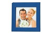 USB-Stick Geschenkbox. Fotobox mit Bildfenster für USB-Stick. Erinnerungsbox für Fotos & Videos. Elegante Aufbewahrung. (Blue)