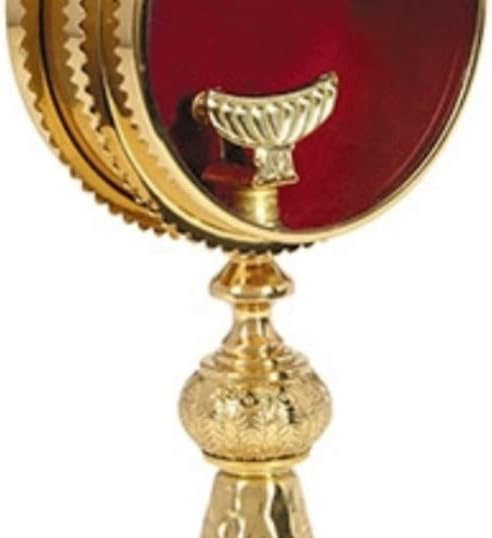 Black Friday - 60% OFF Sudbury Brass Gold Toned Monstrance with Luna for Catholic Church, 9 1/4 Inch