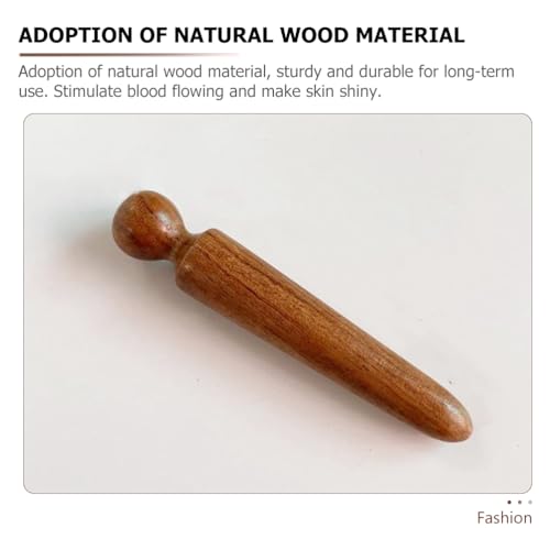 Lalafina 0Y7ZIS5247DN20N18JU7WHS5 4Pcs Manual Acupressure Massage Pen Wooden Massage Stick Facial Reflexology Tools Traditional Thai Massage Stick For Full Body Foot Hand Face thumb #6