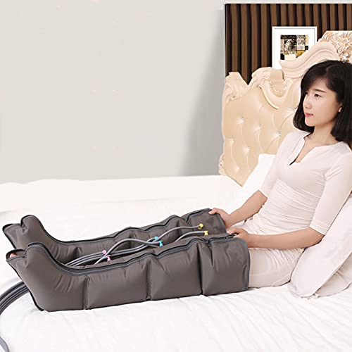 Masajeador de compresión de Aire eléctrico para piernas, pies y Brazos, con circulación neumática para linfedema y Drenaje linfático.