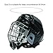 Hockey Helmet Hockey Equipment Ice Hockey Helmet Adjustable Ice Speed Skate Helmet Sports Helmet for Dryland Hockey Practice, S