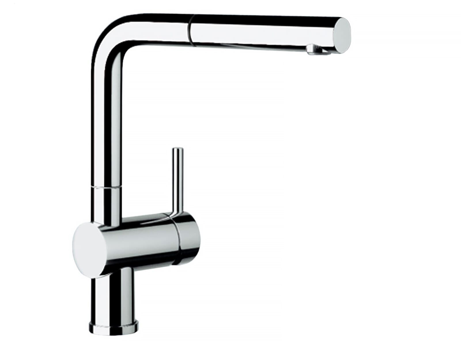 BLANCO 512200 Linus-S, Kitchen Mixer Tap, With Pull-out Spout, Low Pressure, Chrome