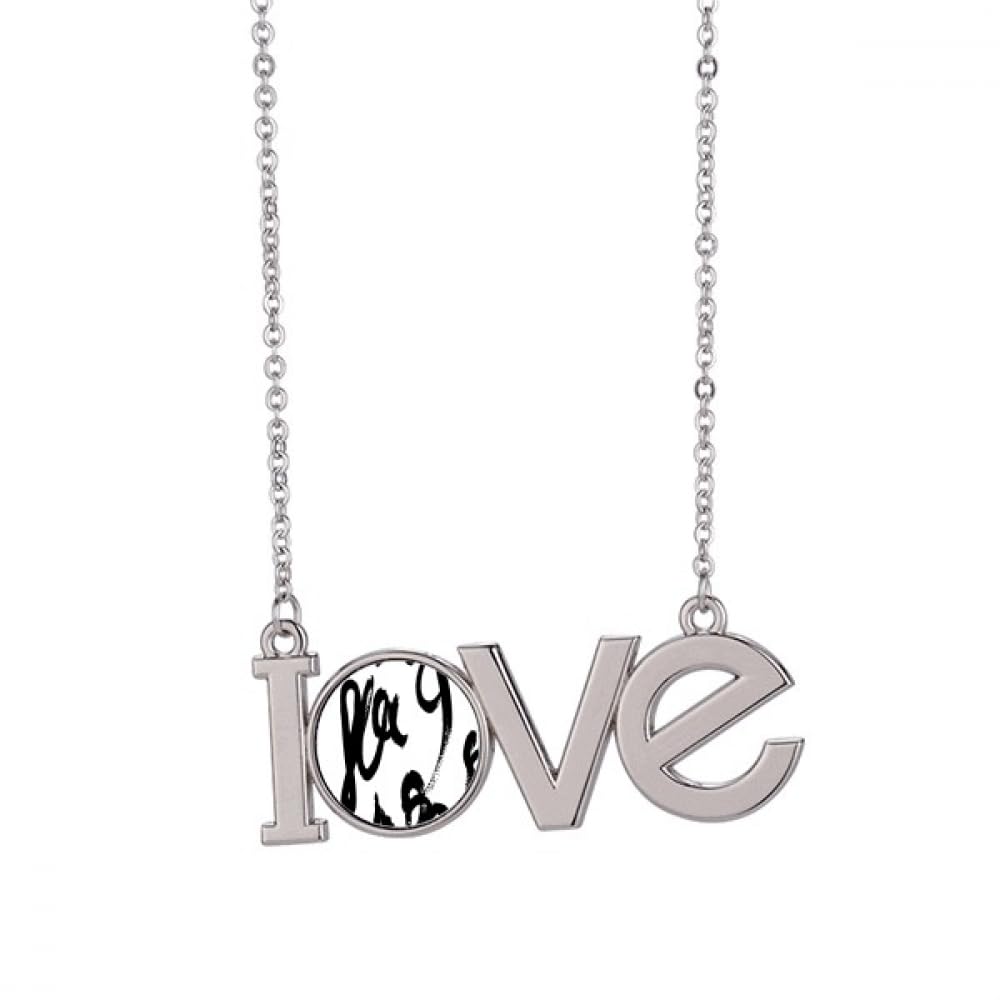 Collier pendentif Brushwork M au design texture graphique raffiné - 4