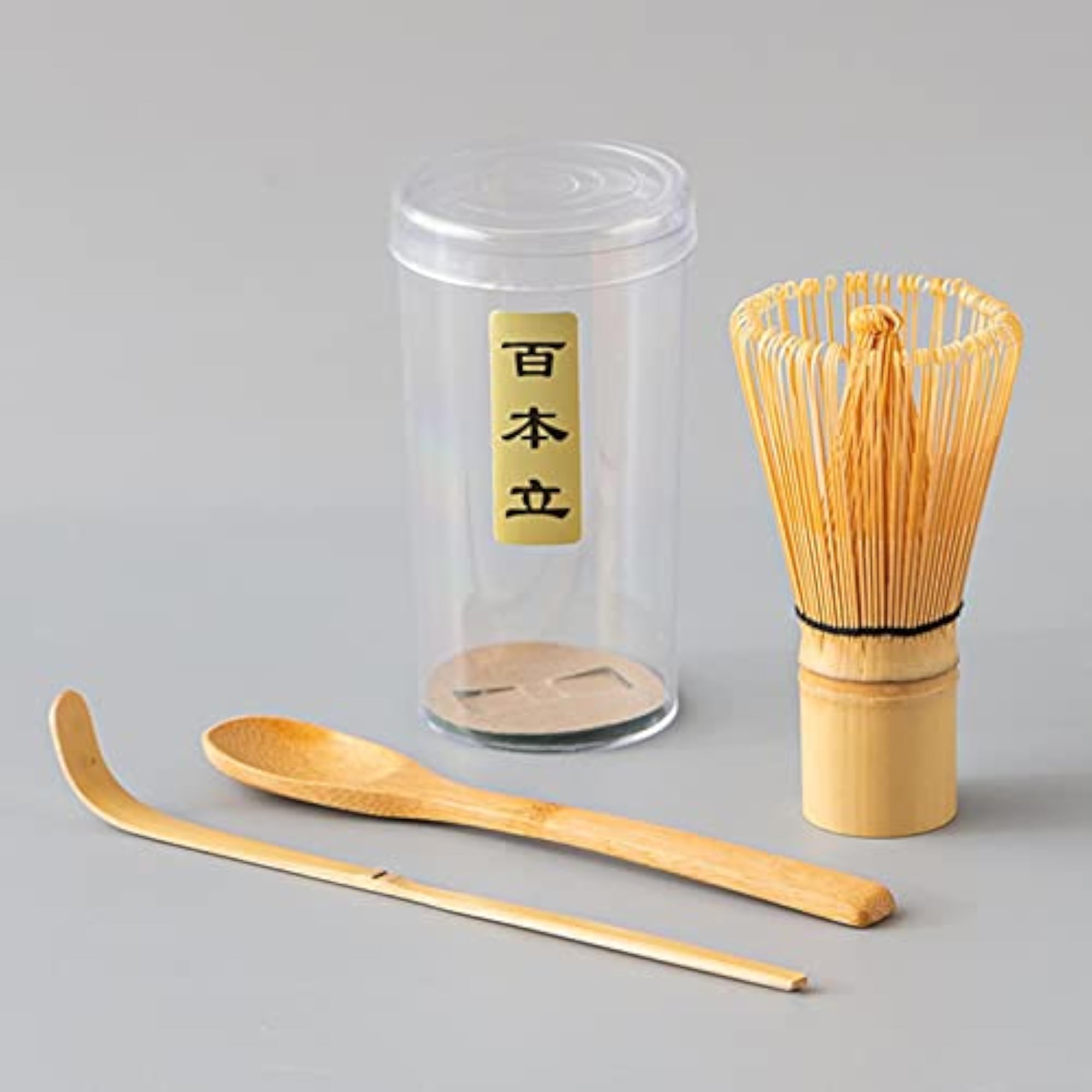 Matcha Tea Set with Whisk, Spoon, and Scoops, Starter Gift
