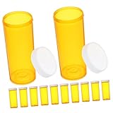 ORFOFE 25pcs Mini Medicine Bottles Travel Medicine Container Material Organizer Box
