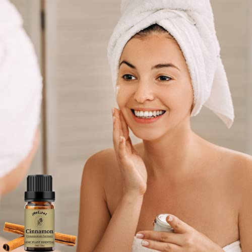 Yethious Cinnamon Essential Oil Organic Cinnamon Oil For Aromatherapy & Diffuser, Fragrance, Soap Candle Making 10Ml Gift #TOP4