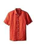 Perry Ellis Men's Solid Linen Shirt