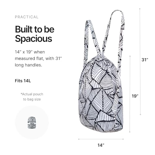 Image of Nanobag Pack - Ultralight 14L Drawstring Backpack for Travel & Daily Use, Compact Mini Hiking Pack for Men & Women