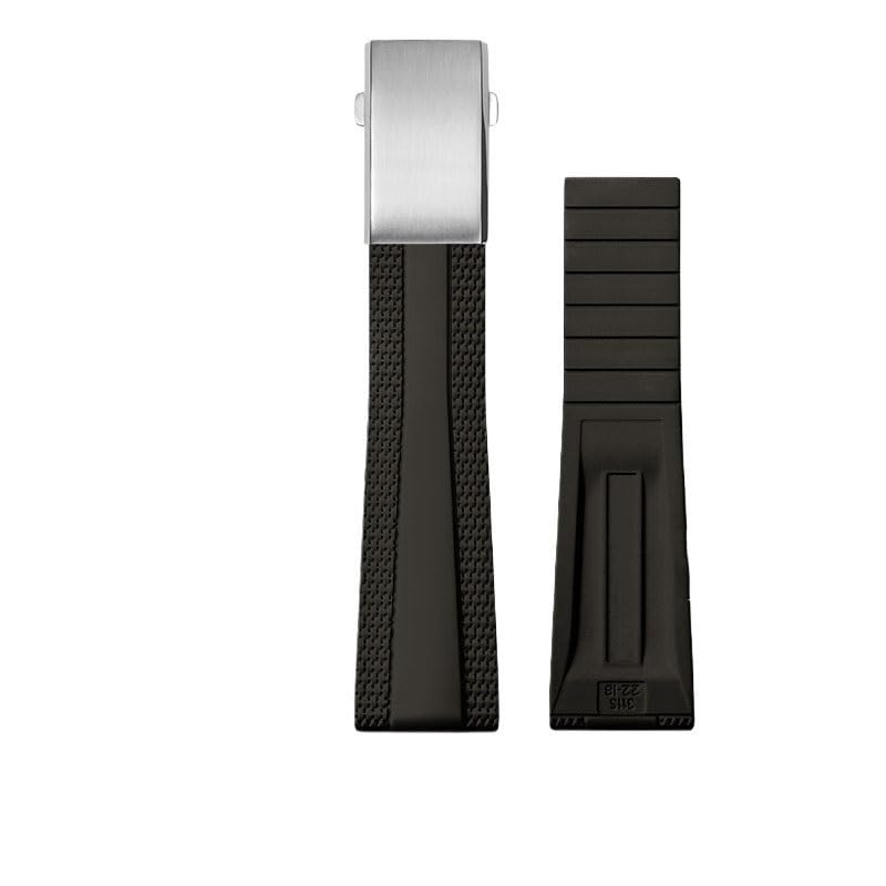 Bracelet montre Breitling Super Ocean caoutchouc fluoré pliable noir