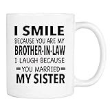 N\A Sonrío Porque Eres mi cuñado. Me río Porque. - Taza -