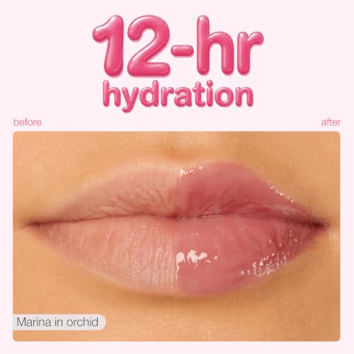 Image of tarte maracuja juicy lip balm gloss - Viral Nourishing Lip Butter Color with High-Shine Hydration, Skincare Infused with Vitamin E, Vegan & Cruelty-Free