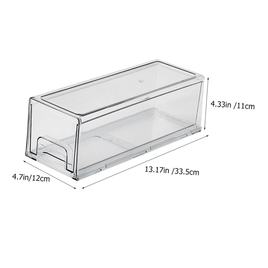 Caja Organizadora en Pet de Gran Capacidad para Refrigerador para Maximizar Espacio Fácil de Limpiar en Cocina y Congelador