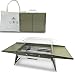 Charmline 47 x 34 cm Large Foldable Portable Charcoal BBQ Grill, Camping BBQ Grill for 3–5 People, Ideal for Camping, Garden, Beach, Picnic & Tabletop Use, Green