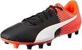 Puma Evospeed 5.5 Fg - Zapatillas de fútbol Hombre, Negro (Red Blast/Bianco/Nero), 44 EU