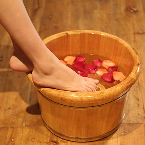 Spa de pies para masaje en casa Medidor de madera miniatura 2