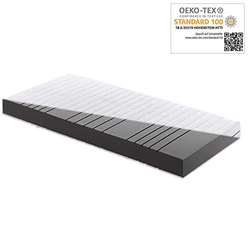 ABC-Dream Spezial Sondermaß Kaltschaummatratze 7 Zonen/RG 30 / Höhe ca. 13 cm/Härtegrad 2,5 Größe 90x180