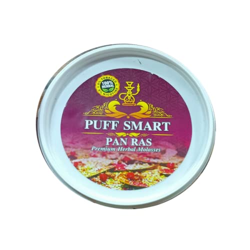 Image of PUFF SMART Premium Herbal Molasses (100% Nicotine and Tobacco Free) Pan Ras Flavor (1kg) PACK OF 2