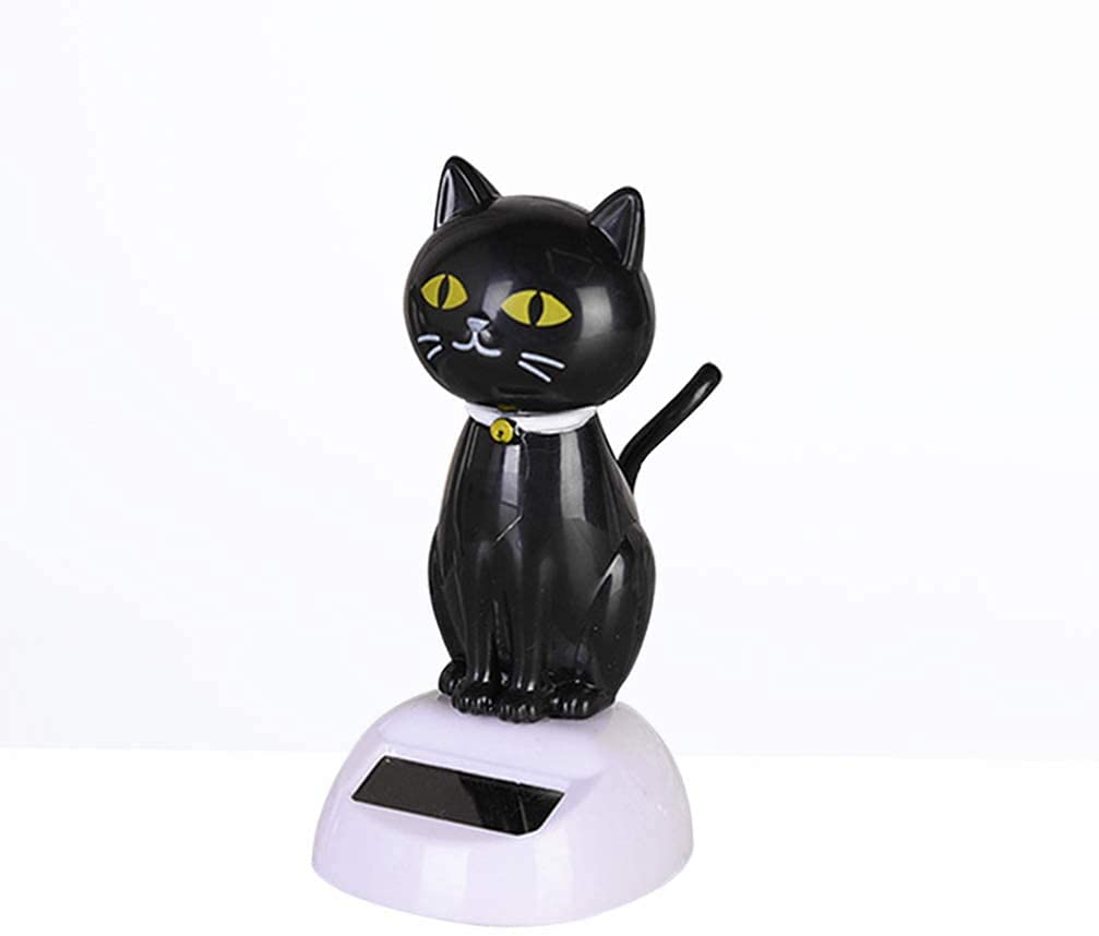 Amazon.com: Solar Cat Bobble Shaking Head Dancing Toy Cat Figurine
