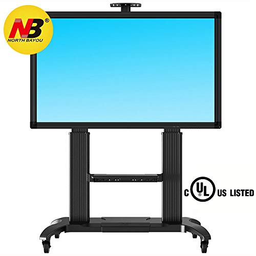 NB CF100 plateado - El soporte móvil de suelo para pantallas LCD, LED, Plasma y curvadas de 60