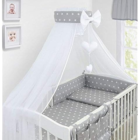 Kids Bed Canopy with Stars for Crib Cover