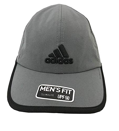 adidas Men's Fit Climalite UPF 50 Cap Hat (Grey)