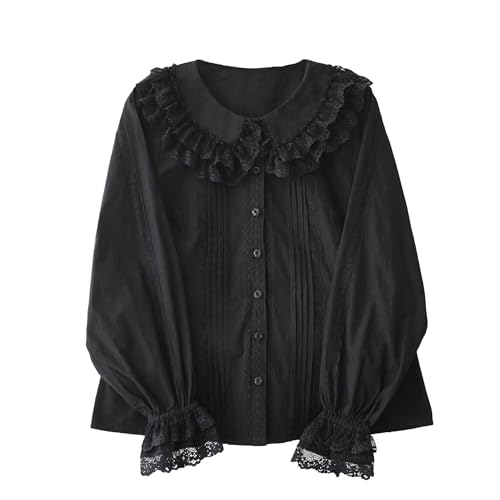 ゆんち　LAULEN Tuck flare blouse ブラック Black Jaia Smocked Blouse | Pomander Place