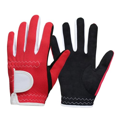 Guantes de golf para niños, guantes de golf cómodos, guantes de golfista transpirables para entrenamiento juvenil para niños