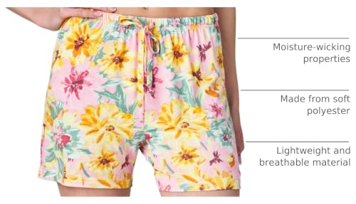 Image of Ultra Performance 3 Pack Womens Boxer Shorts Soft Pajama Sleep Lounge Short