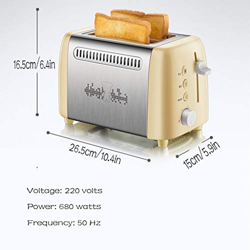 Xu Yuan Jia-Shop Toaster Toaster Haushalt Scheibe Multifunktionale Frühstück Maschine Kleiner Toaster Heizung… – Bild 3