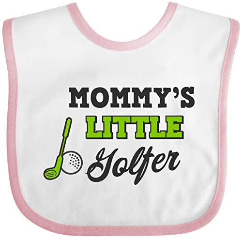 inktastic Mommys Little Golfer with Golf Club and Ball Baby Bib