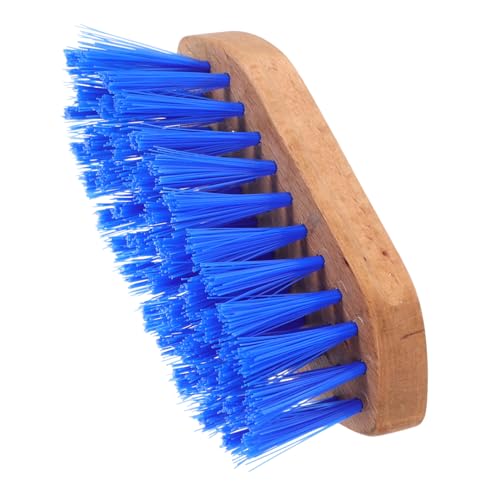 BESTonZON Livestock Grooming Brush for Horses and Cattle Stiff Bristle Horse Body Cleaner Durable Grooming Tool Essential Horse Grooming Supply