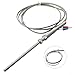 K Type High Temperature Thermocouple Thermometer with 50mm Stainless Steel Probe and 1.5m Cable for Industrial Temperature Measurement up to 800°C