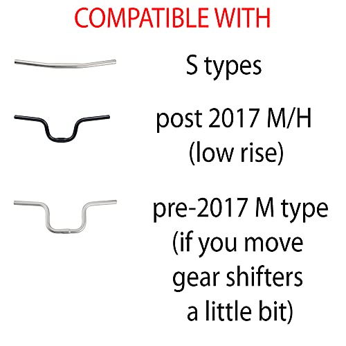 for BROMPTON Foam M/H/S Grips Aluminium Lock Handlebar Plugs BLACK - Image 4