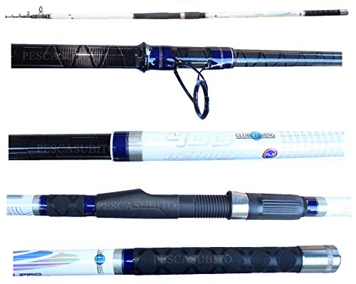 Canna da pesca Azimuth 4Mt 50/100Gr Carbon Beach Ledgering Mare Spiaggia