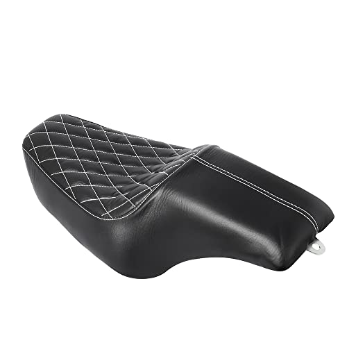 Cojín de asiento para Sportster XL883 1200 de dos personas en color negro para 2004-2016 5