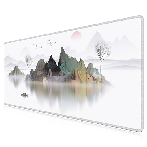 Grand tapis de souris bord cousu matériaux durables LL-COEUR XXL