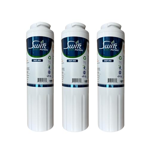 Image of Swift Green Filters SGF-M9 Replacement Refrigerator Water Filter for UKF8001,EDR4RXD1,Filter 4,EFF-6007A,46-9005,46-9006,CLCH101,PuriClean II 67003526 (3 Pack) Made in USA