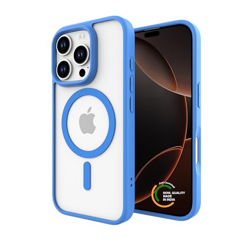Image of for iPhone Case 16 Pro, [Anti-Yellowing Technology] [Military Grade Drop Protection] Shockproof Slim Hybrid Phone Case for iPhone 16 Pro - Sea Blue